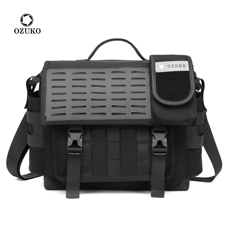 Car Accessories Gifts For Men - OZUKO Herren-Umhängetasche, modische Outdoor-Multifunktions-Umhängetasche für Herren,