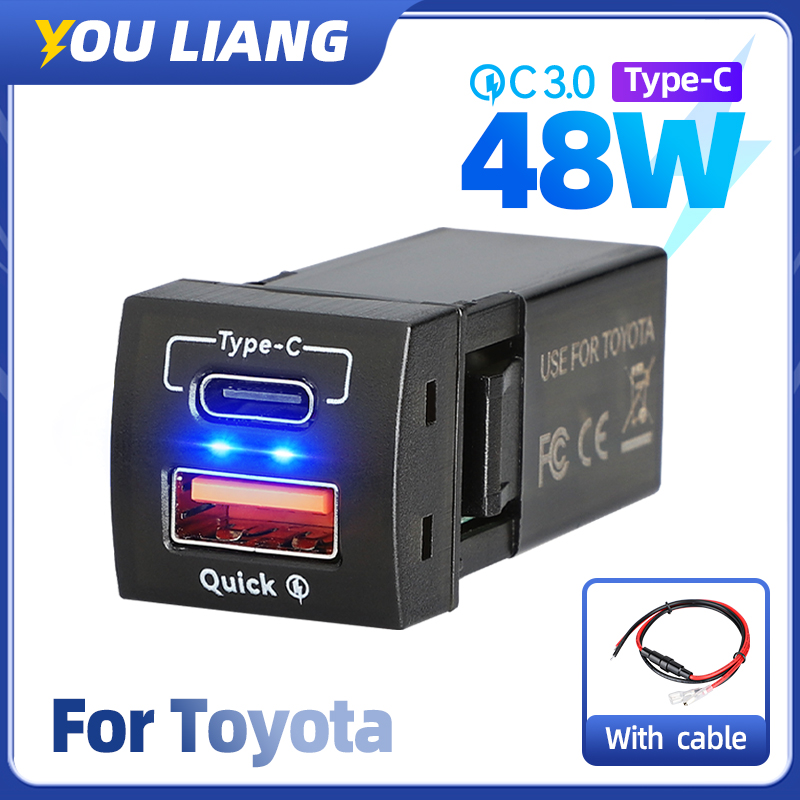 Car Accessories Qc - 48W Schnelle Ladegerät QC 3,0 USB