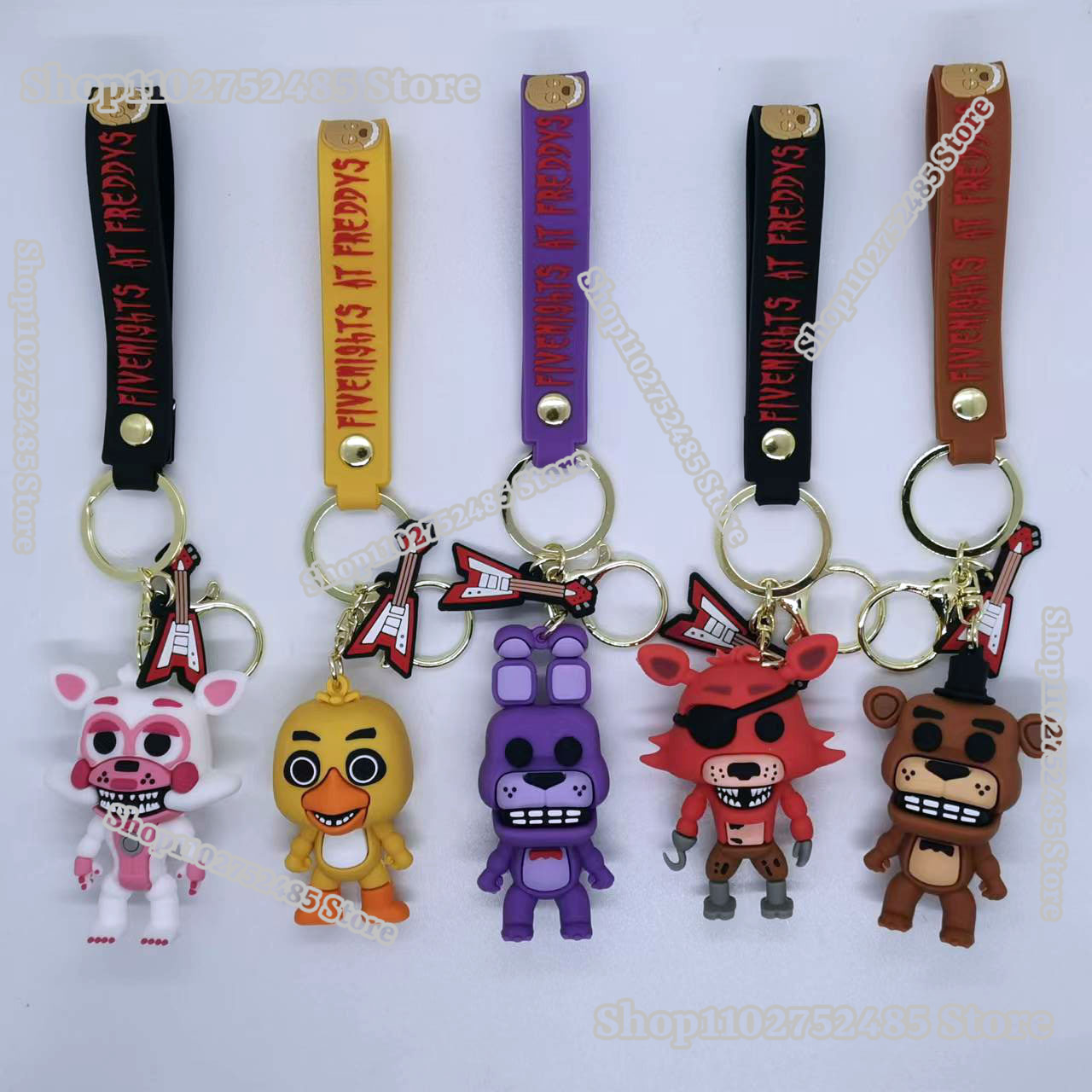 Car Accessories Gifts For Men - 5 Stück Cartoon Anime FNAF Figuren