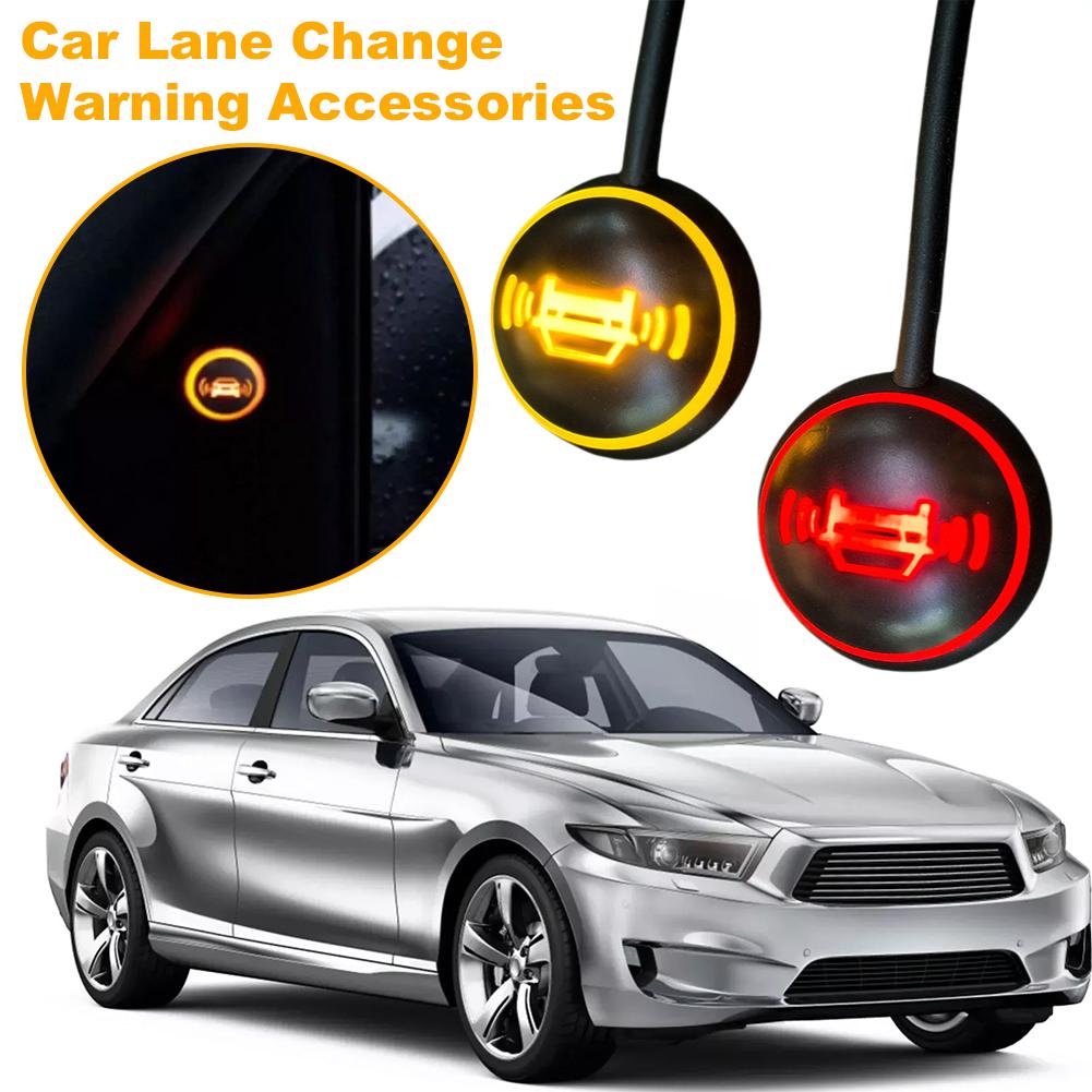 Car Accessories Zone - Auto-Millimeterwellenradar-Warnleuchte für Toten Winkel, Spurwechsel-Assistent, BSD-Alarm,