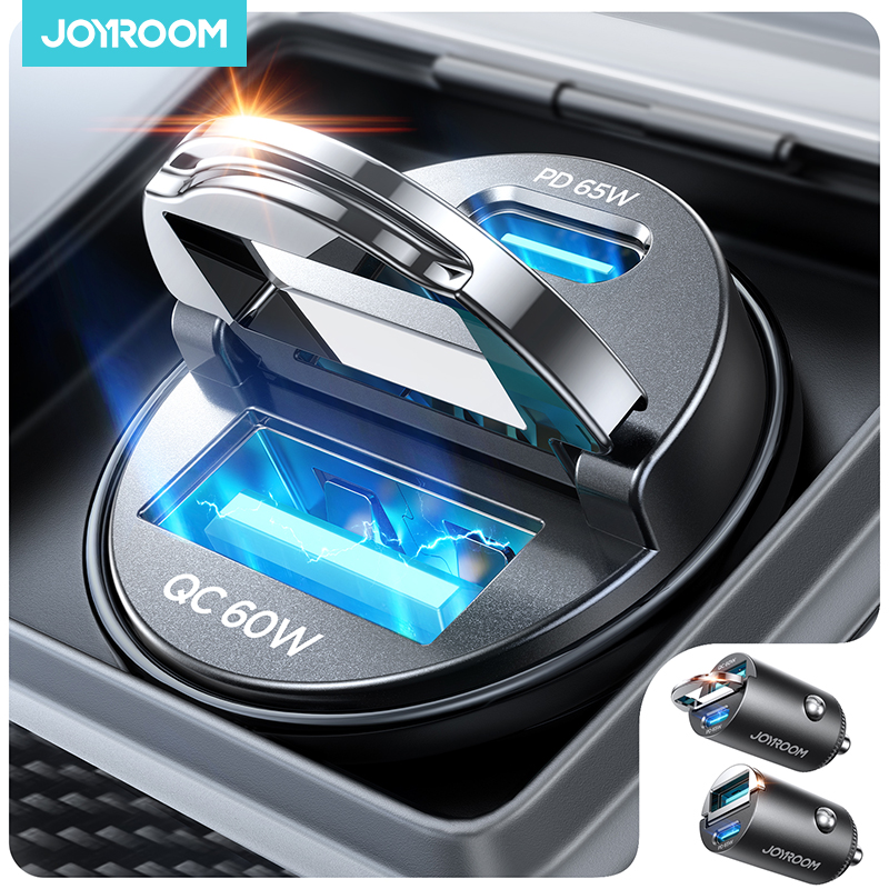 Car Accessories Qc - Joyroom 125W Pull-Ring Auto-Ladegerät USB Typ-C