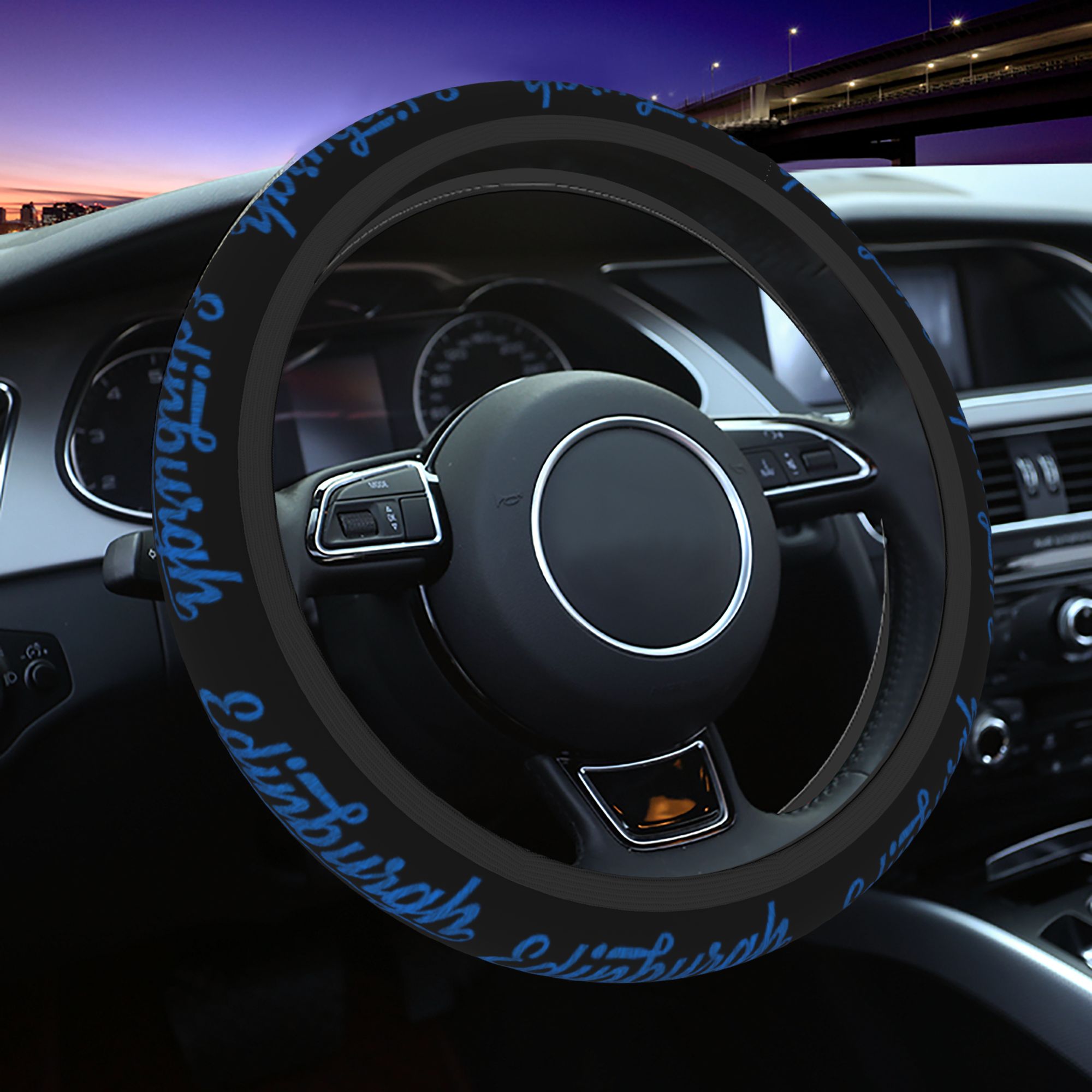 Car Accessories Edinburgh - Edinburgh Schottland Vereinigtes Königreich Auto-Lenkradbezug 38cm