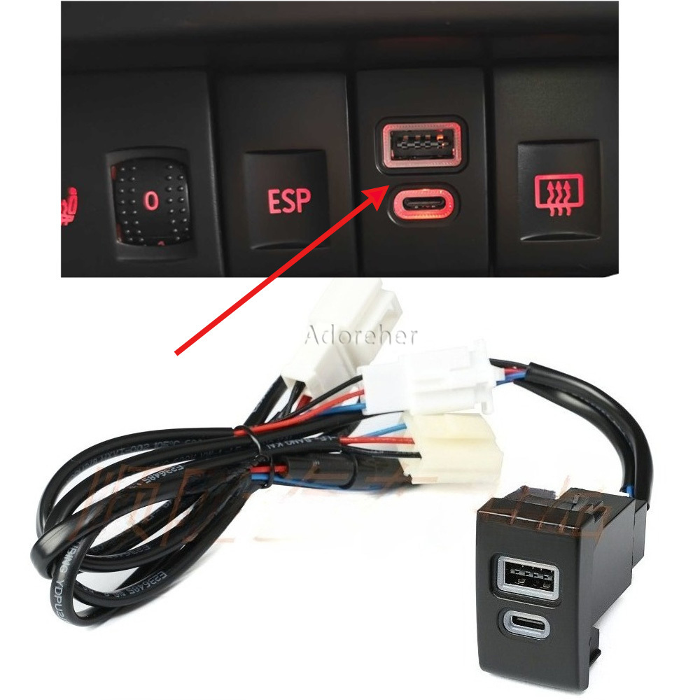 Car Accessories Qc - 1PC Auto USB QC 3,0 Typ