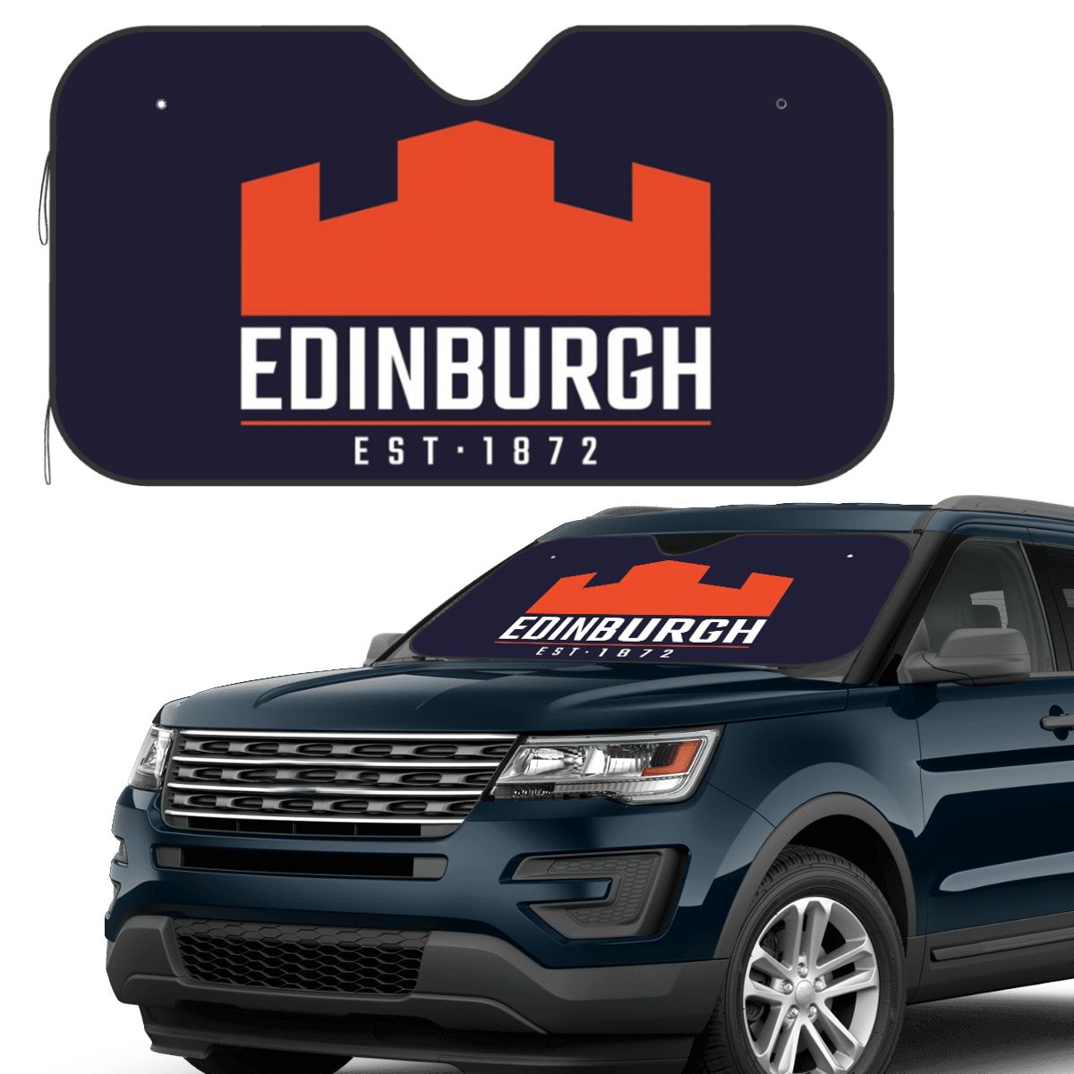 Car Accessories Edinburgh - Der Edinburgh Rugby Logo 2, Sonnenschutz,