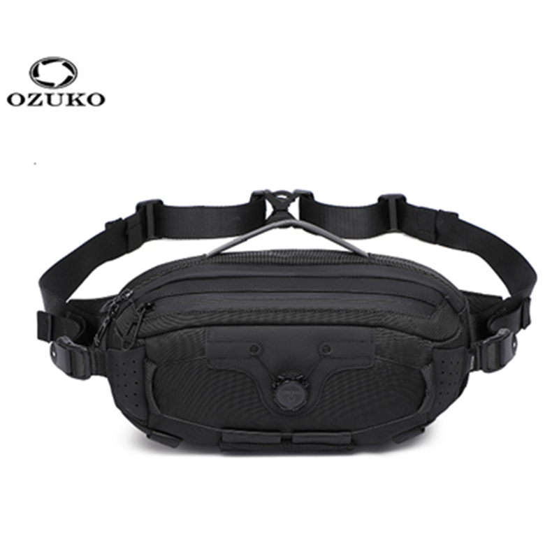 Car Accessories Gifts For Men - OZUKO Multifunktions-Brusttasche für Herren, taktische Techwear-Hüfttasche,