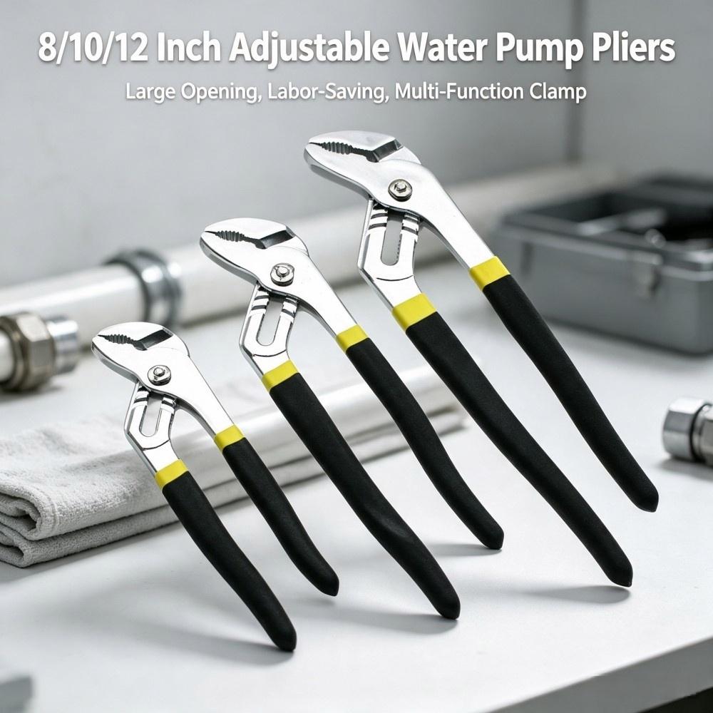 Car Accessories Workshop - Tragbare Verstellbare Wasserpumpenzange, Mehrzweck-Rohrklemmzange für Spüle,