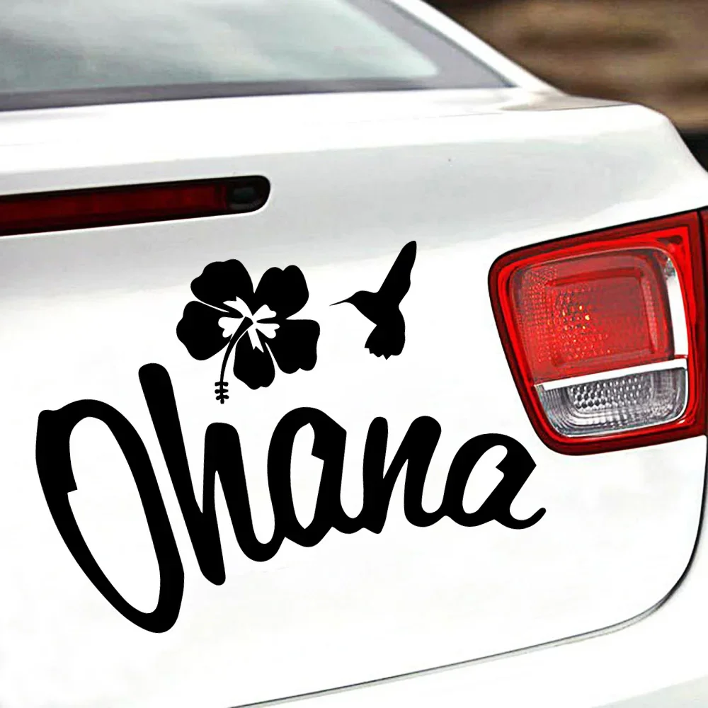 Car Accessories Quotes - Persönlichkeit Ohana Auto Aufkleber Autos Aufkleber