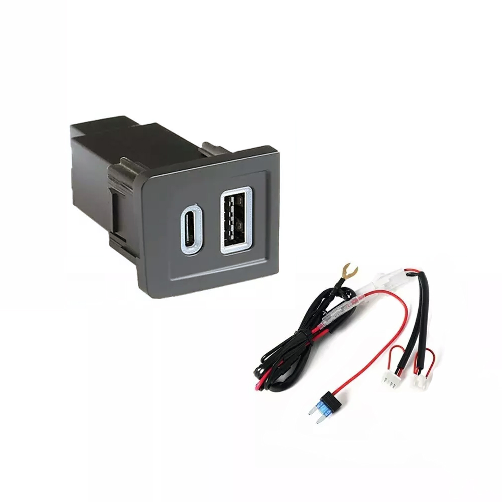 Car Accessories Qc - 1 Stück Auto-Stromadapter Dual USB PD