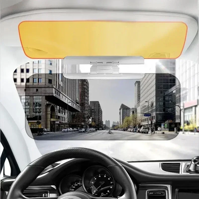 Car Accessories For Night Driving - Auto-Sonnenblende mit Clip-On-Verlängerung, drehbar, UV- und