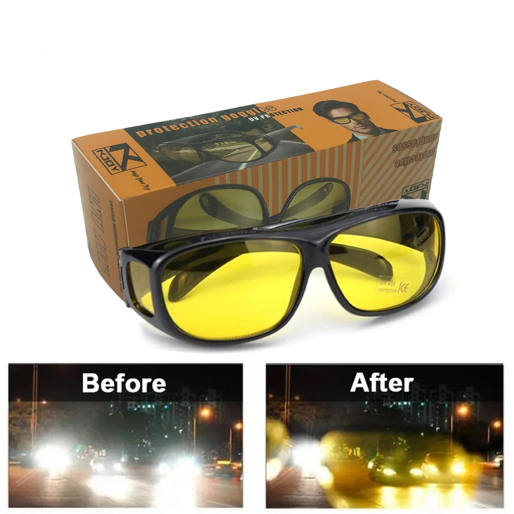 Car Accessories For Night Driving - 2026 Neue Nachtsicht-Schutzbrille, blendfrei, Auto-Fahrbrille, schützendes