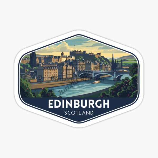 Car Accessories Edinburgh - EDINBURGH SCHOTTLAND Landschafts-Autoaufkleber, selbstklebendes Vinyl, wasserfest,