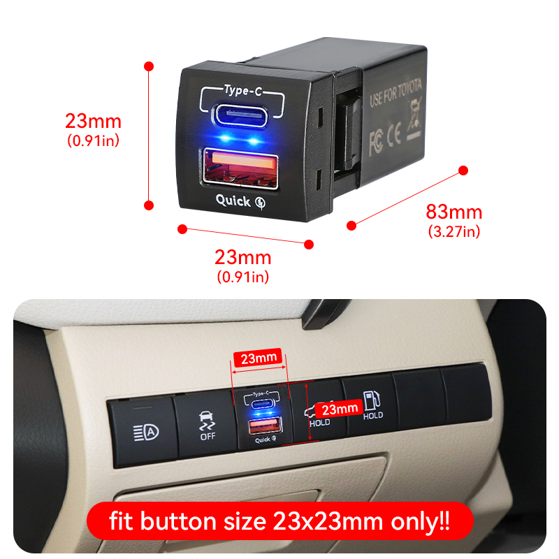 48W Schnelle Ladegerät QC 3,0  – Car Accessories Qc Bewertung und Preis