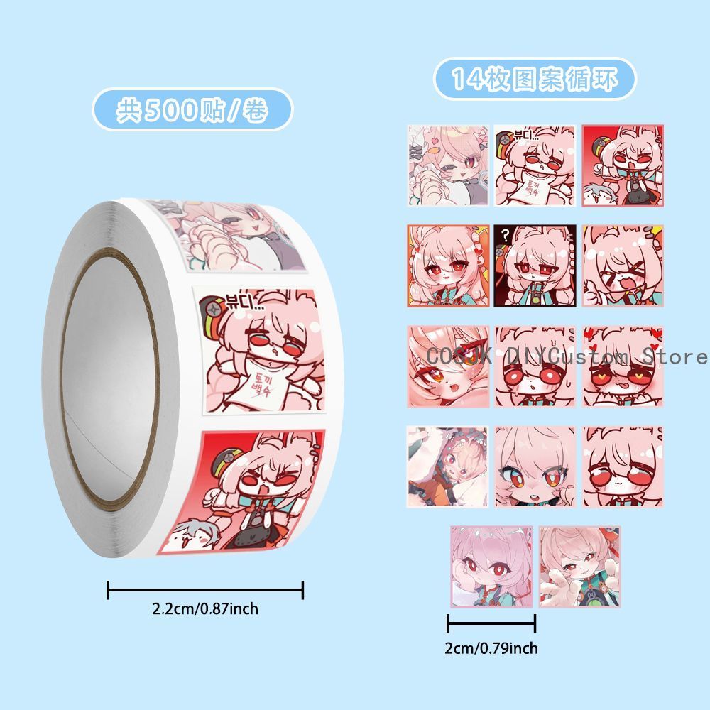 500 Stück/Rolle Anime Zenless  – Car Accessories Zone Bewertung und Preis