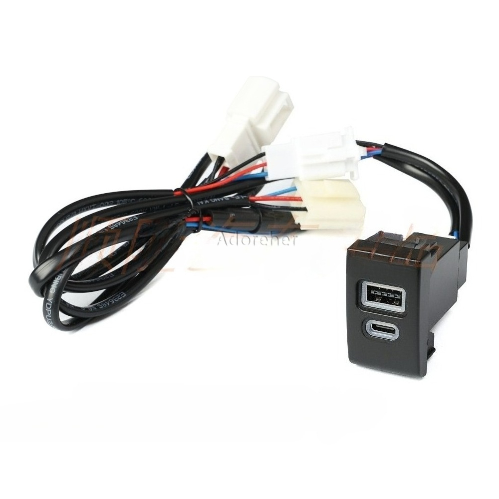 1PC Auto USB QC 3,0 Typ C Tele – Car Accessories Qc Bewertung und Preis