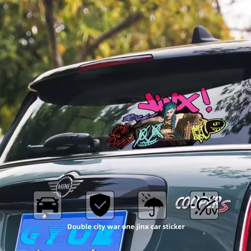 Arcane Jinx Graffiti Reflektie – Car Accessories Quotes Bewertung und Preis