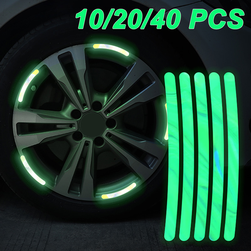 10/20/40PCS Reflektierende Auf – Car Accessories For Night Driving Bewertung und Preis