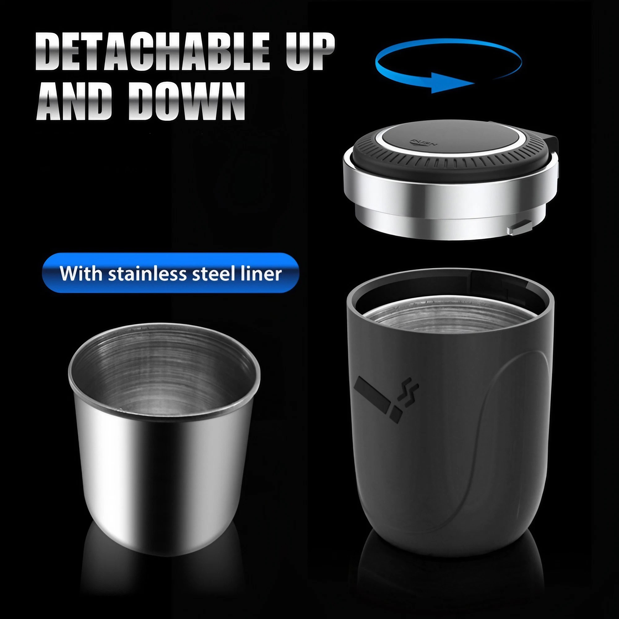 Auto-Aschenbecher mit LED-Lich – Car Accessories For Night Driving Bewertung und Preis