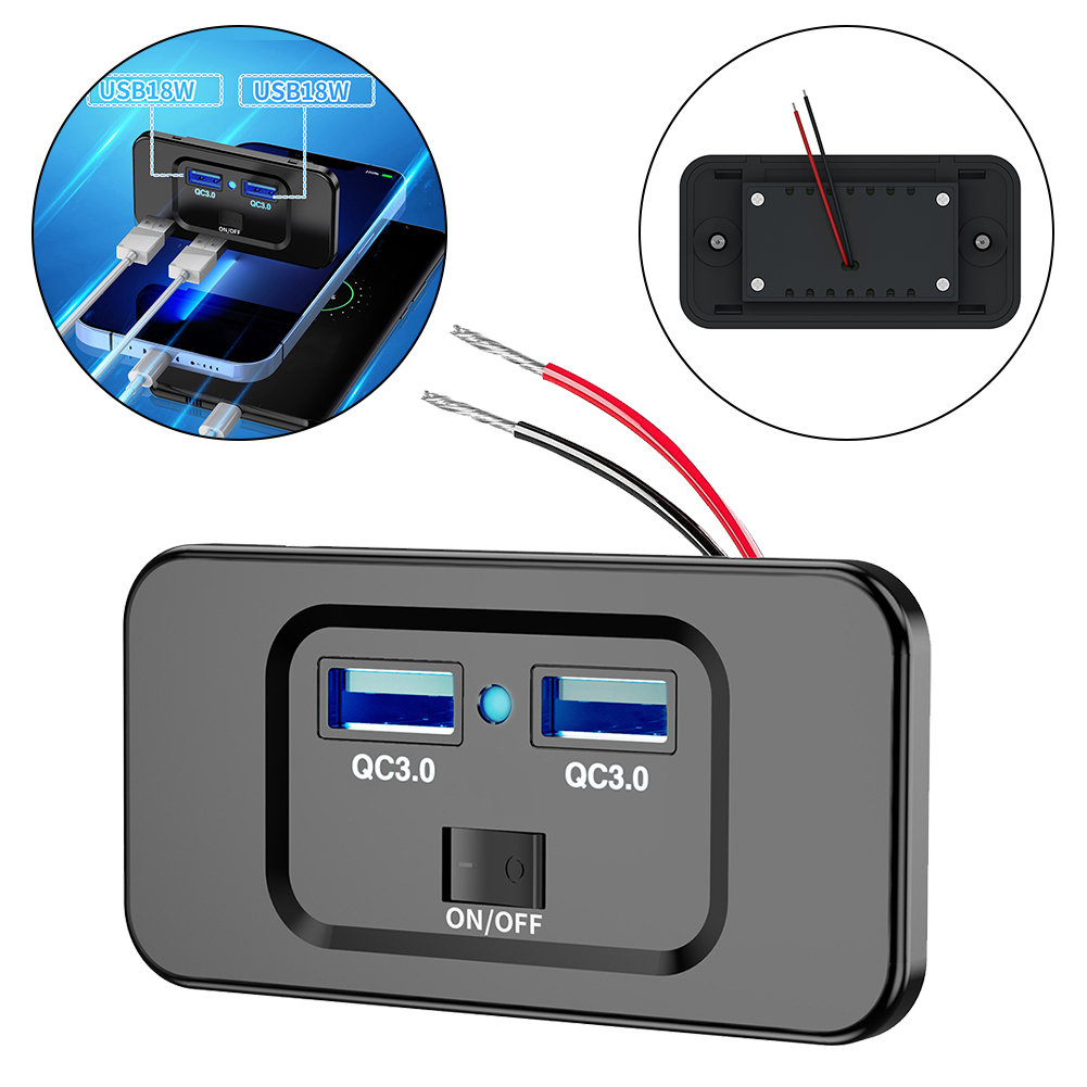 12V-24V QC 3,0 Dual USB Auto S – Car Accessories Qc Bewertung und Preis