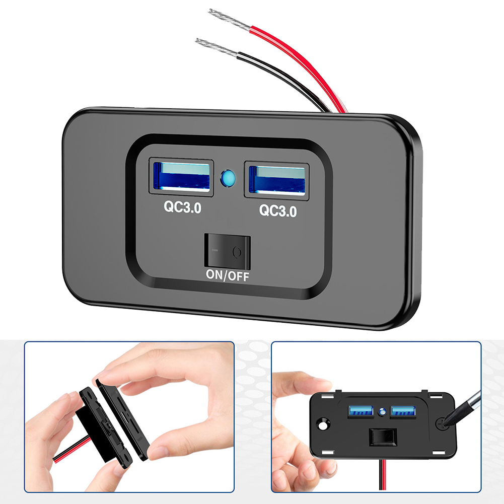 12V-24V QC 3,0 Dual USB Auto S – Car Accessories Qc Bewertung und Preis